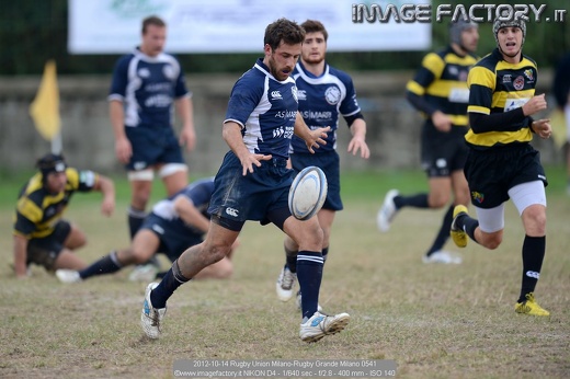 2012-10-14 Rugby Union Milano-Rugby Grande Milano 0541